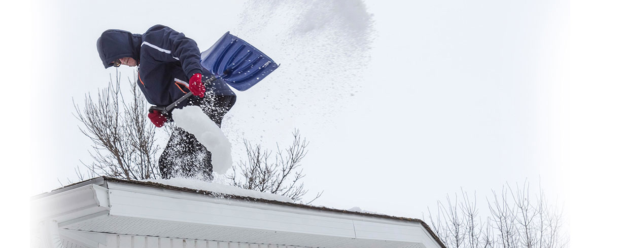 Safety tips on clearing snow from your roof